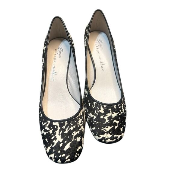 Bettye Muller Real Calf Hair Block Heel Pumps Size 9 - Picture 3 of 8